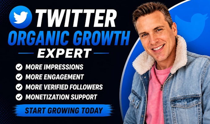 do organic x twitter promotion to increase impression and complete monetization