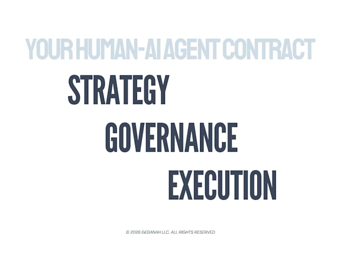 architect your ai governance framework and operating model
