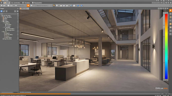do professional lighting design and simulation using dialux evo