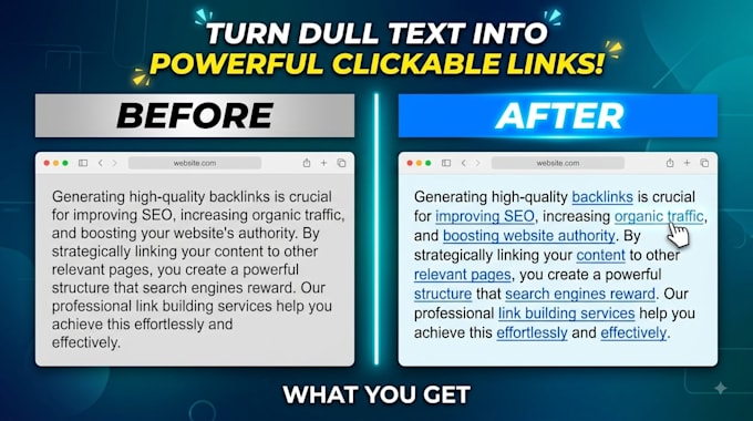 add hyperlink to websites, blogs, articles, and images