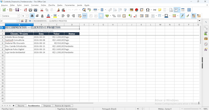 create a professional excel finance tracker with automated formulas