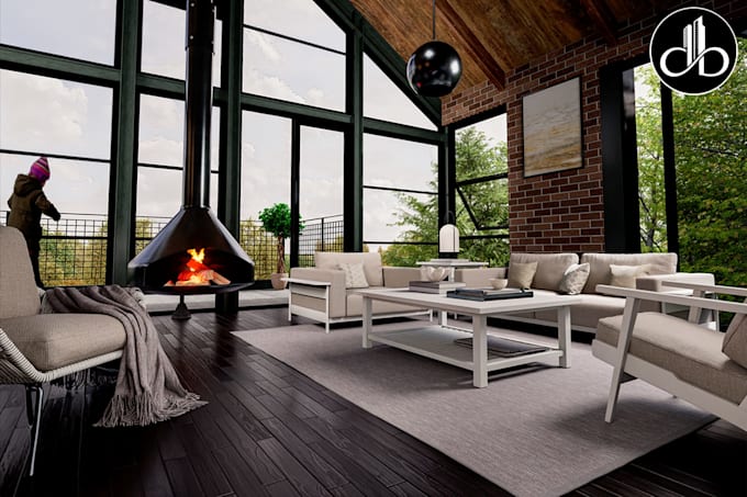 create photorealistic architectural interior renders