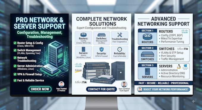 configure and troubleshoot your network router switch and server