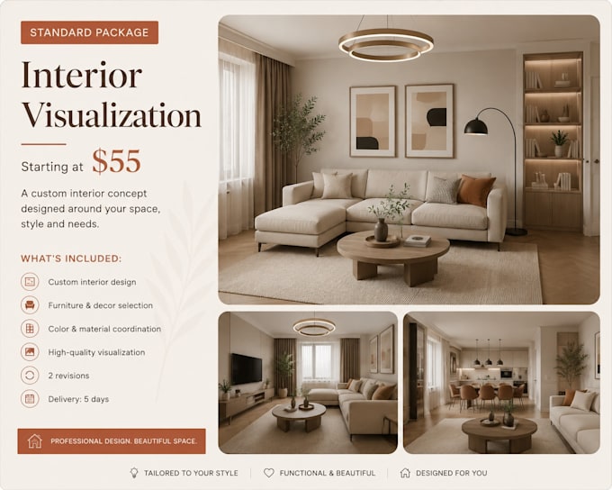 design and visualize your interior space