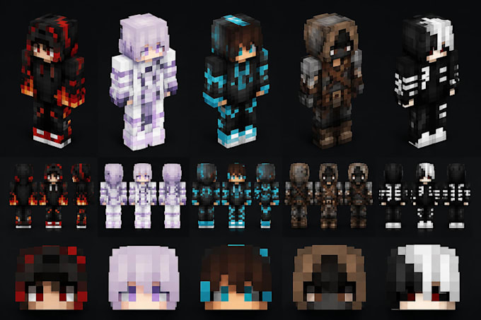 create a custom minecraft skin for your character