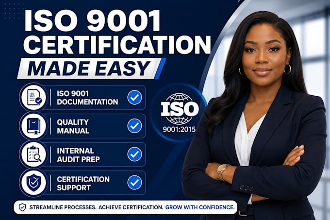 write iso 9001 qms documents for certification