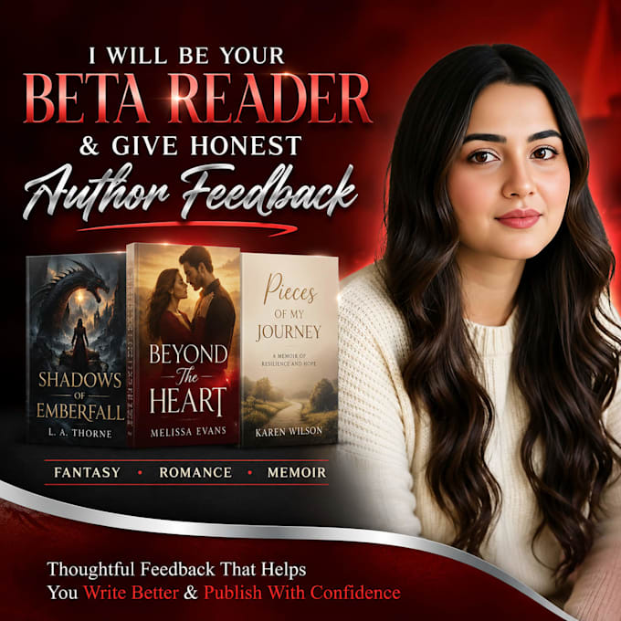 be your beta reader and give honest author feedback