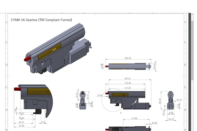 design airsoft accessories and precision 3d cad models