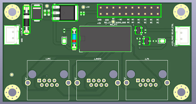 do automotive pcb design, rf pcb layout, circuit schematic, esp32 pcb, in altium