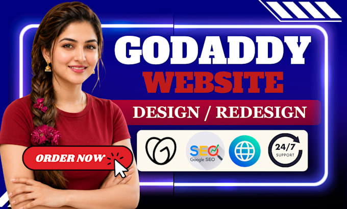 redesign godaddy website, design godaddy website, develop godaddy website