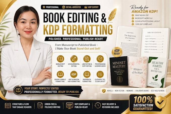 book editing and formatting, manuscript formatting and developmental book editor