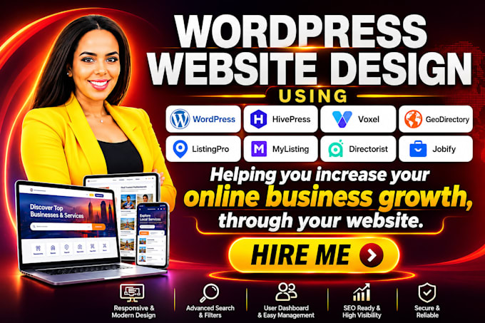 design directory website, mylisting, geodirectory, listingpro, voxel theme