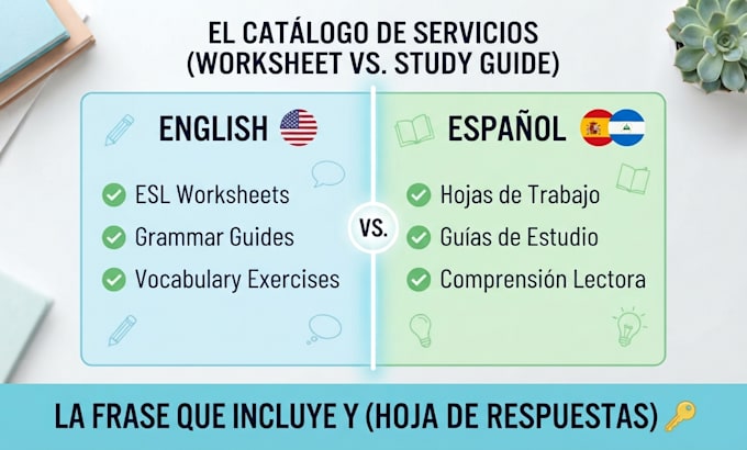 design educational worksheets and study guides