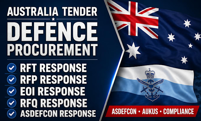 write australian tender defence rft, rfp, eoi and asdefcon responses