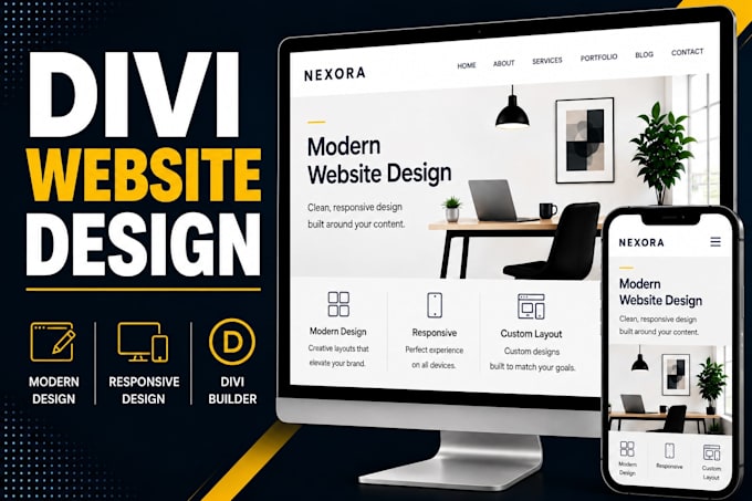 design a professional divi wordpress website