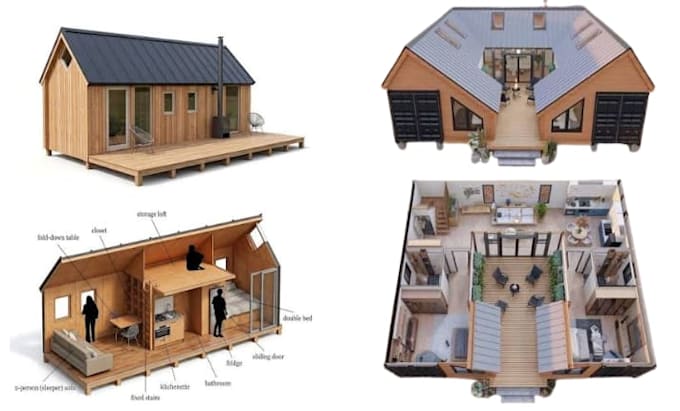 design tiny house, shipping container, modular home and garden shed