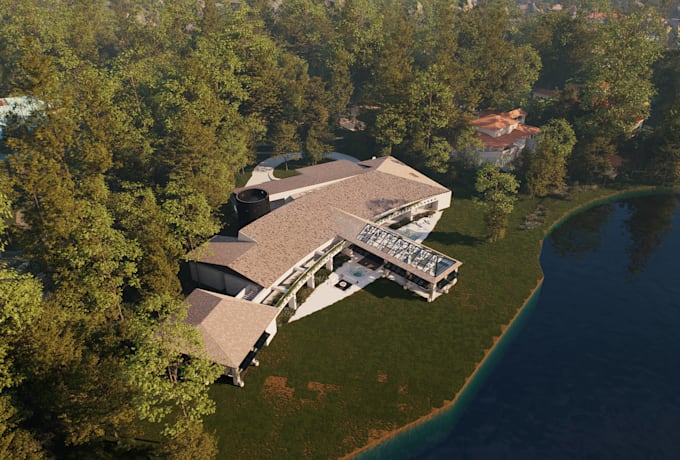 create realistic architectural 3d renders and visualization