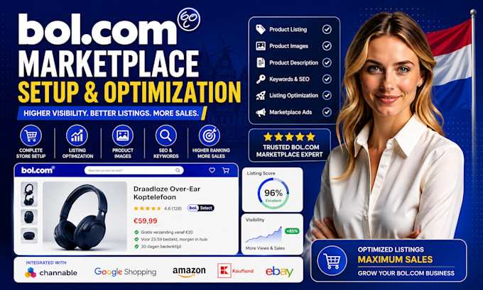 manage bol com account write seo optimized product description list products