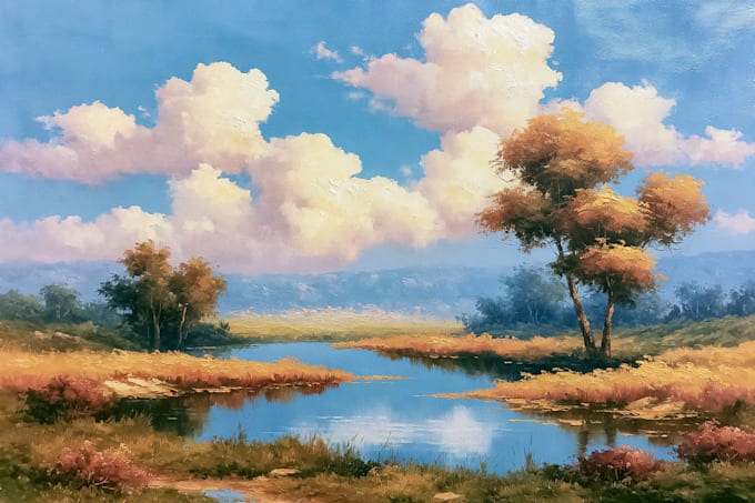 landscape oil painting art