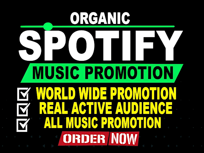 do organic spotify music promotion and playlist pitching