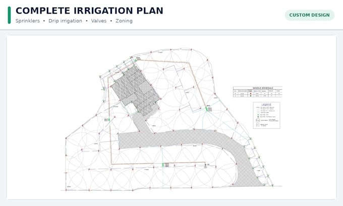 design your residential irrigation system