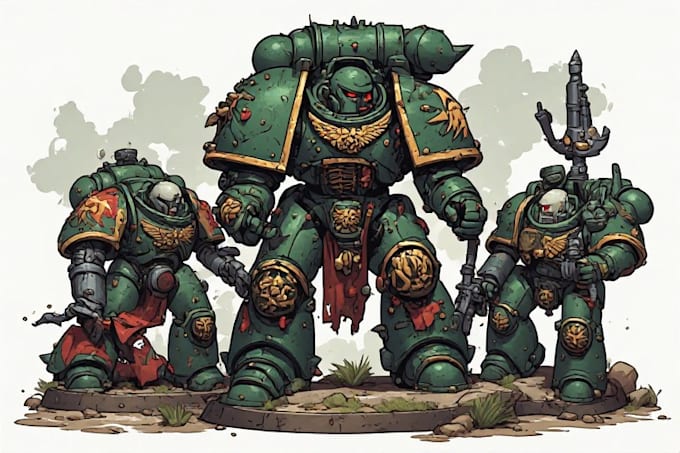 paint your warhammer 40k miniatures