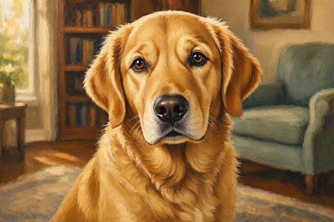 paint stunning pet portrait