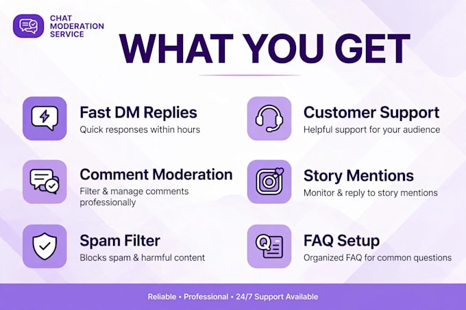 instagram facebook whatsapp chat support and moderation