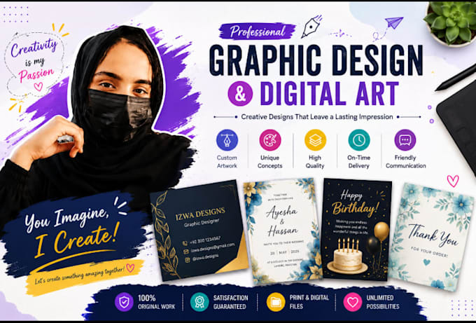 create digital cards and graphic design