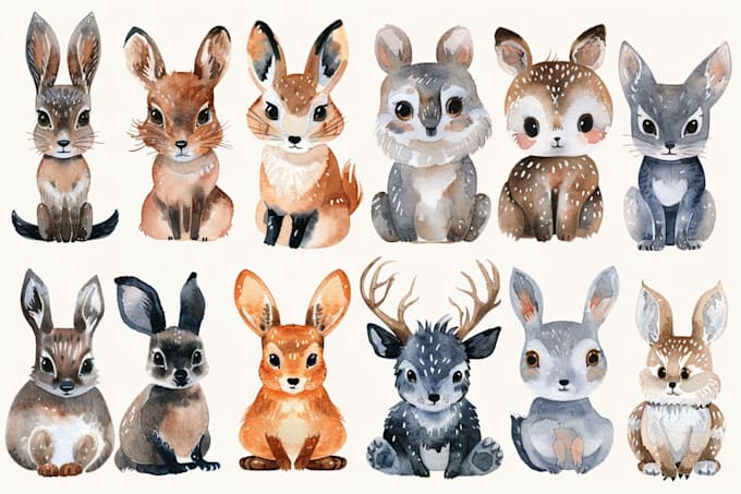 illustrate anything in watercolor style