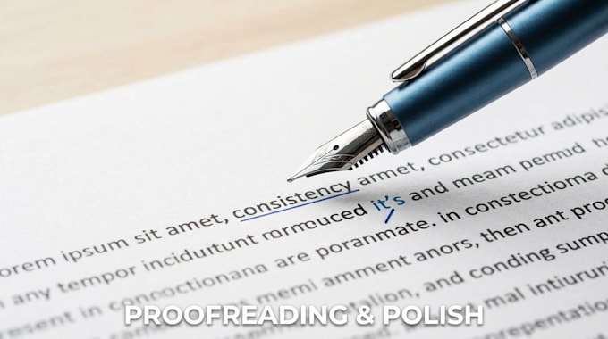 proofread and edit your academic papers with track changes