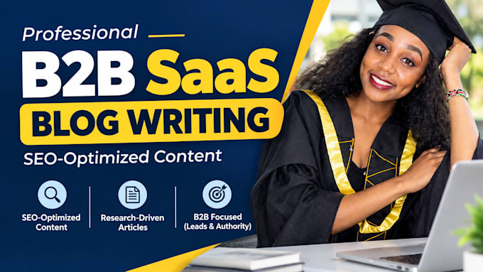 write SEO optimized b2b saas blog posts and articles
