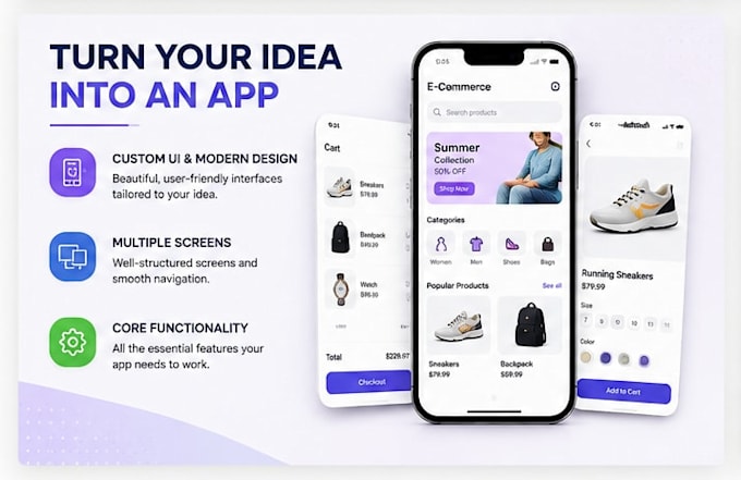 build a modern mobile app or mvp using flutterflow