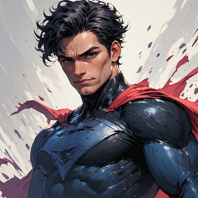 draw you dc or marvel style comic book and superhero