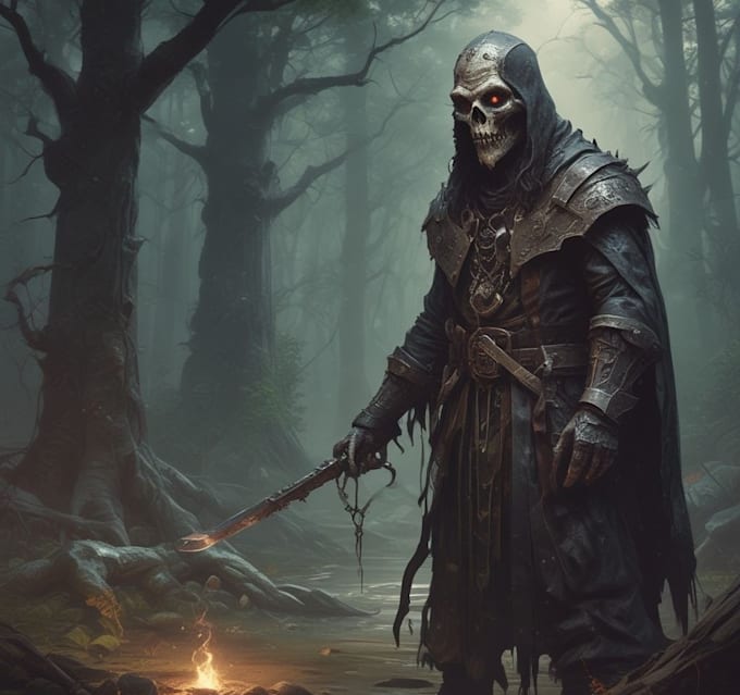 create an epic supernatural dark fantasy tale