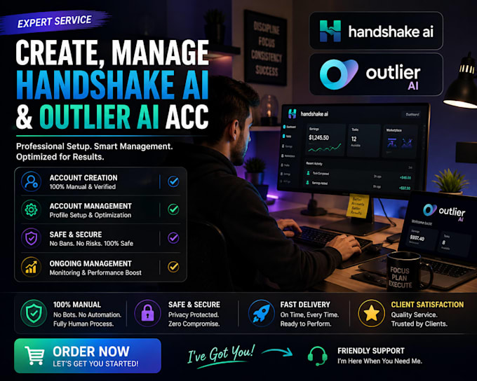 manage your outlier, handshake ai, data annotation, mindrift and mercor accounts