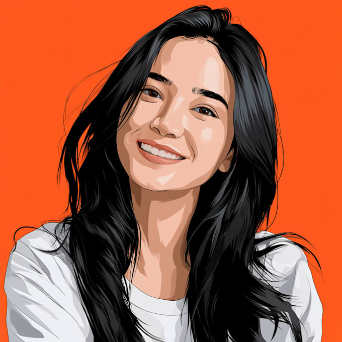 draw cartoon vector portrait or illustration