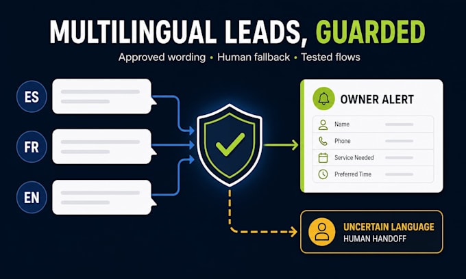 build a guarded multilingual lead qualification workflow