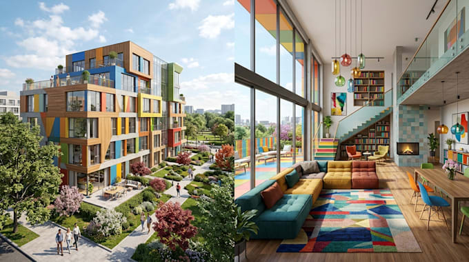 design architectural 3d visualization interior exterior renders