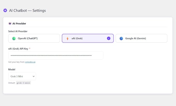 create a ai lead chat for your wordpress site