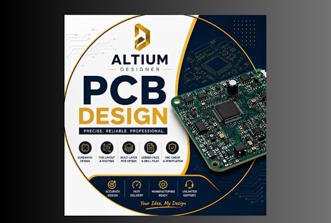 design professional pcb layout and schematic in altium designer