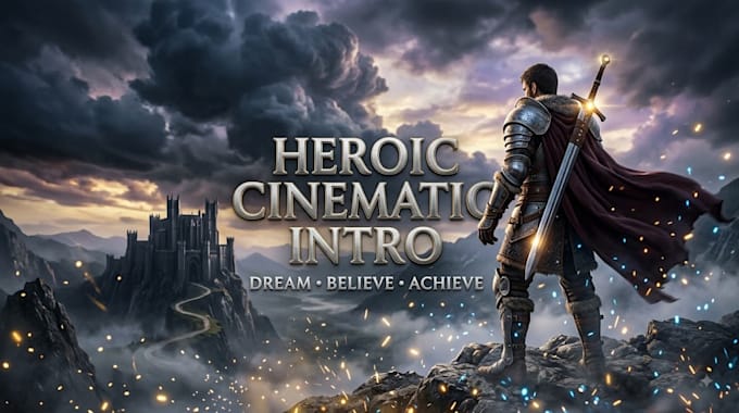create cinematic sports and heroic intro videos
