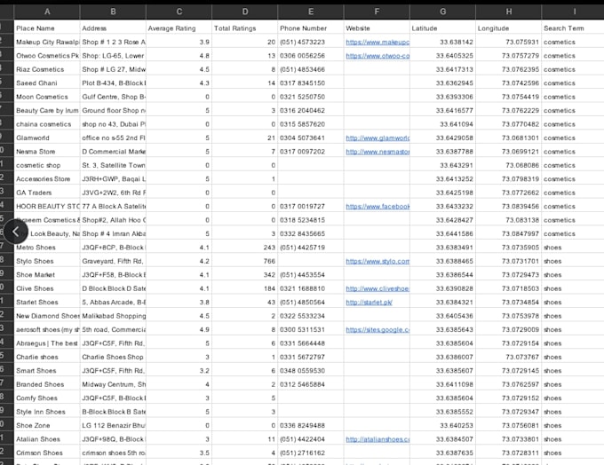 scrape job recruiting listings, business leads with python