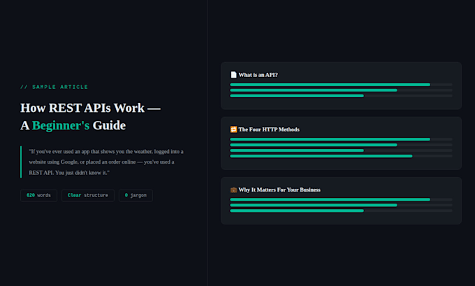 write technical documentation and user guides