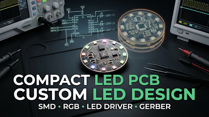 design compact led pcb, mini led circuit board and custom electronics