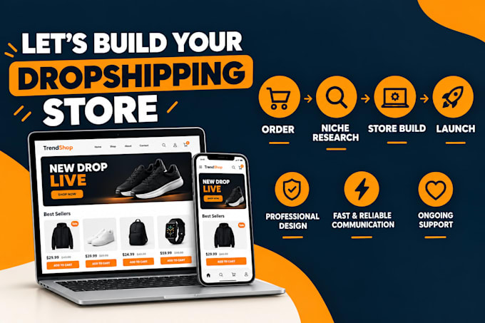 design a shopify dropshipping store that converts visitors into buyers
