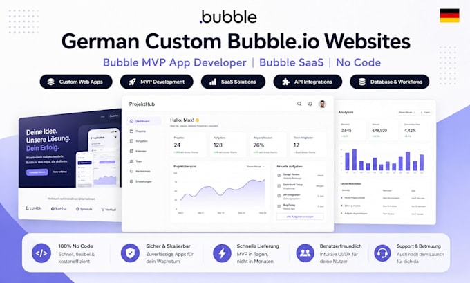 do german custom bubble io website,bubble mvp app developer,bubble saas no code