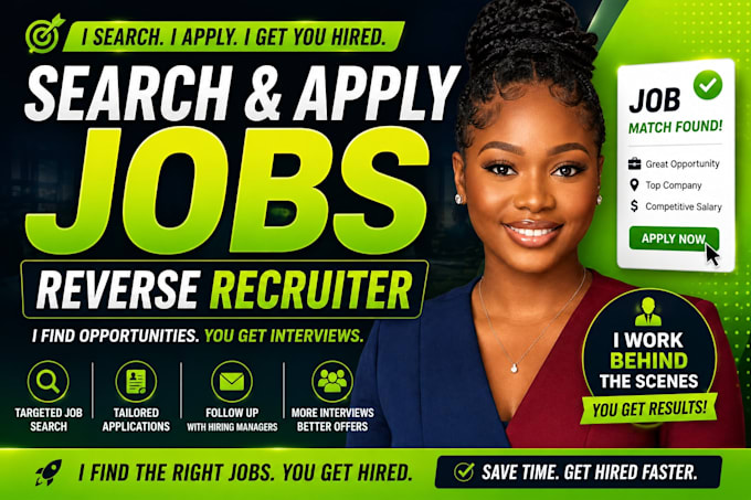 do search and apply jobs reverse recruiter