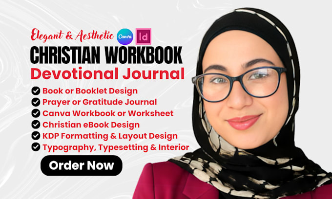 design ebook in canva booklet design christian devotional journal kdp workbook