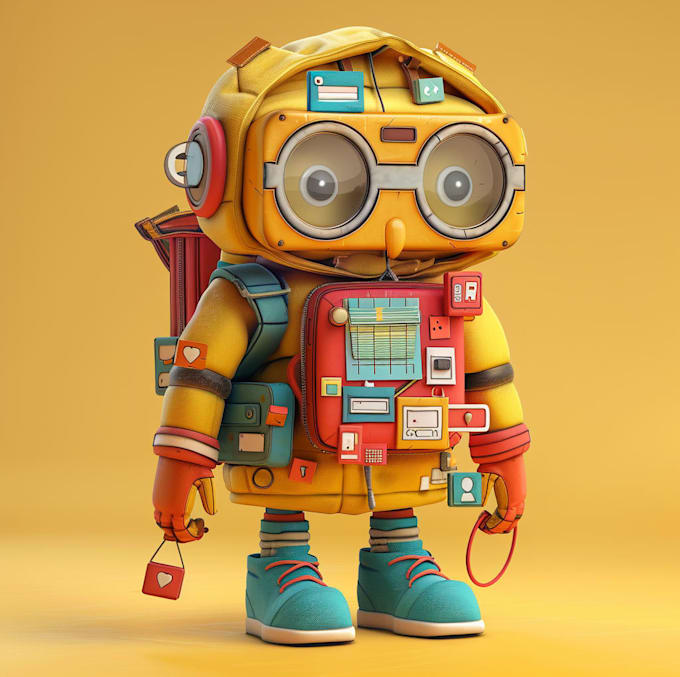 design unique mascot cartoon logo design, cartoon character
